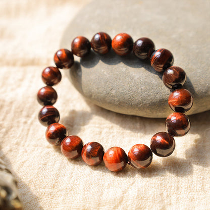 Mythstone Natural Tiger Eye Healing Bead Bracelet