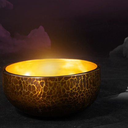 Mythstone Tibetan Meditation Sound Bowl Handcrafted Healing Yoga Mindfulness Singing Bowl Set