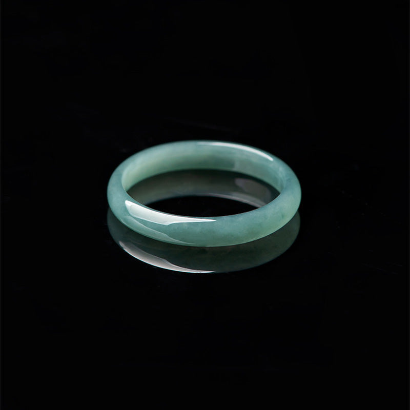 Mythstone Natural Jade Prosperity Protection Ring