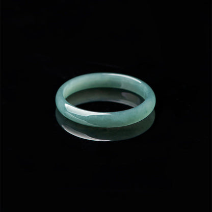 Mythstone Natural Jade Prosperity Protection Ring