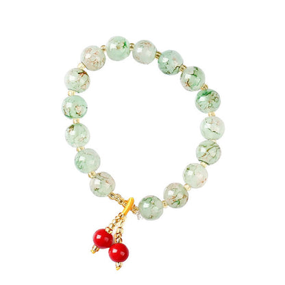 Mythstone Liuli Glass Bead Blessing Harmony Bracelet