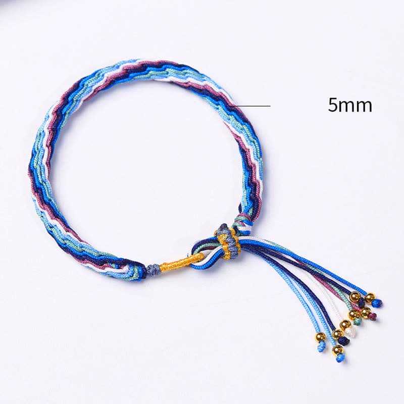 Reincarnation Knot Luck String Protection Braid Bracelet