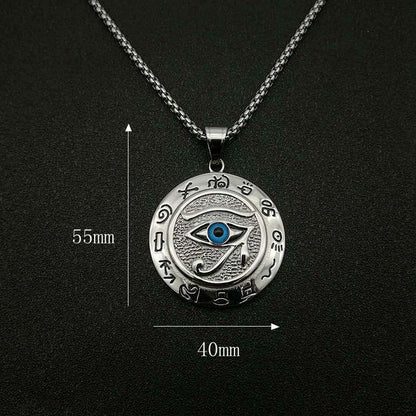 Mythstone Eye of Horus Protection Necklace Pendant