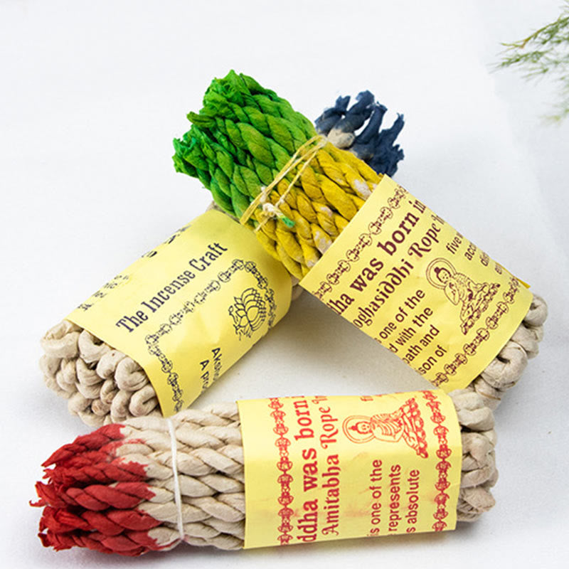 Mythstone Nepal Rope Incense Purify Healing Meditation Incense