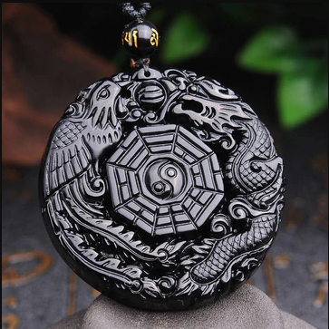 The Release Of Negativity Bagua YinYang Pendant Necklace