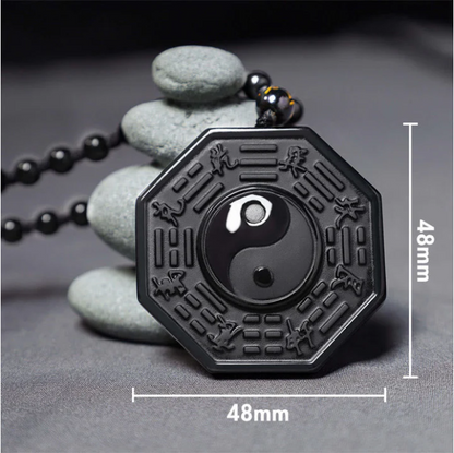 The Release Of Negativity Bagua YinYang Pendant Necklace