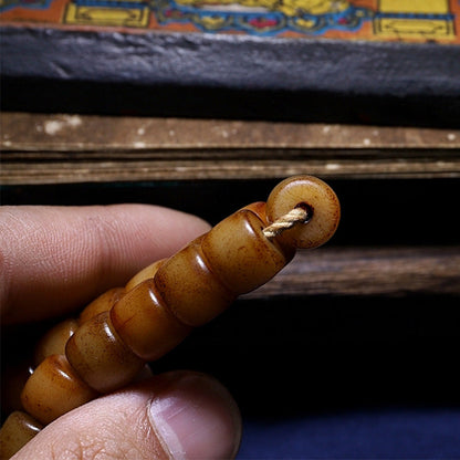 Mythstone Tibetan Yak Bone Balance Strength Wrist Mala