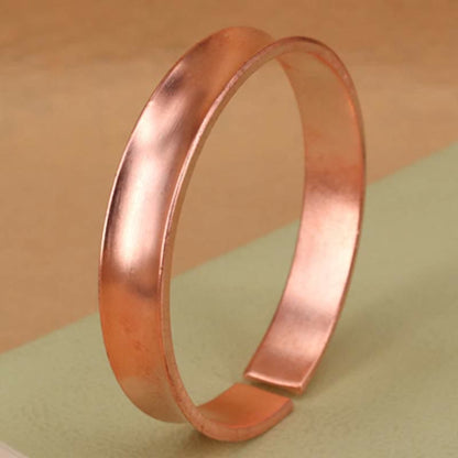 Mythstone Copper Wealth Luck Cuff Bracelet Bangle