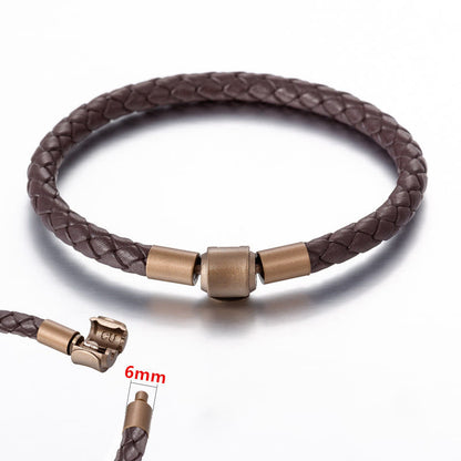 Mythstone Vintage Leather Rope Luck Braid String Bracelet