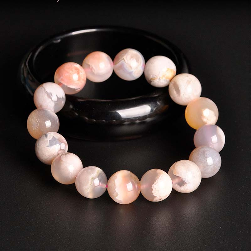 Mythstone Sakura Agate Peace Blessing Bracelet