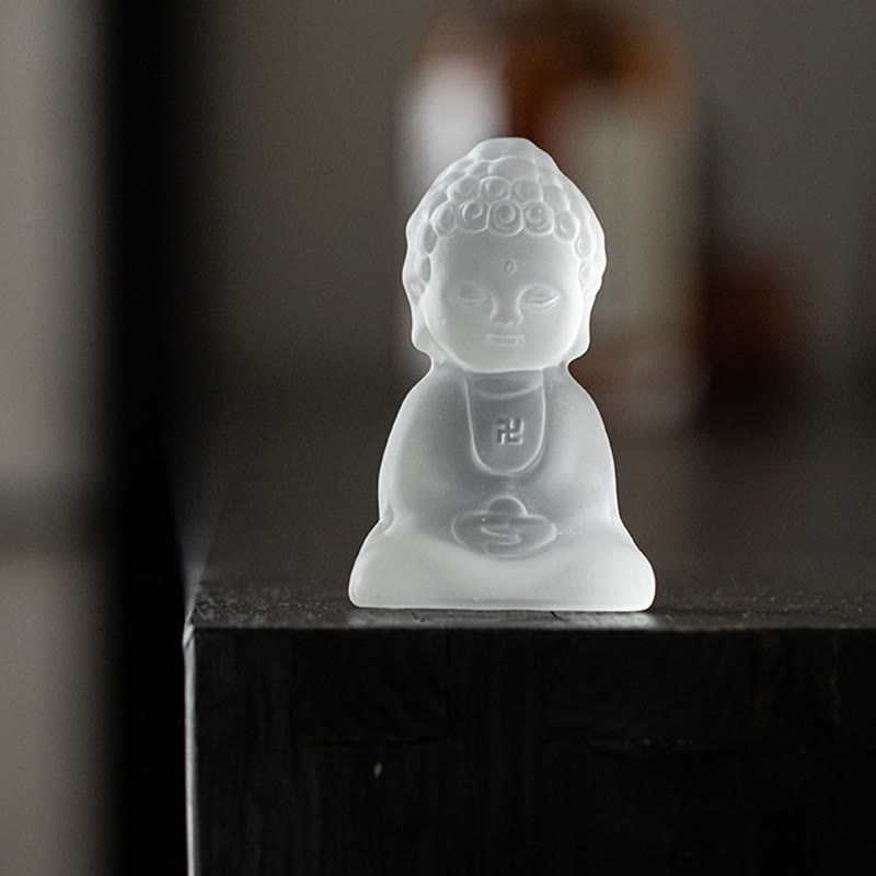 Mythstone Mini Tathagata Buddha Liuli Serenity Desk Decoration