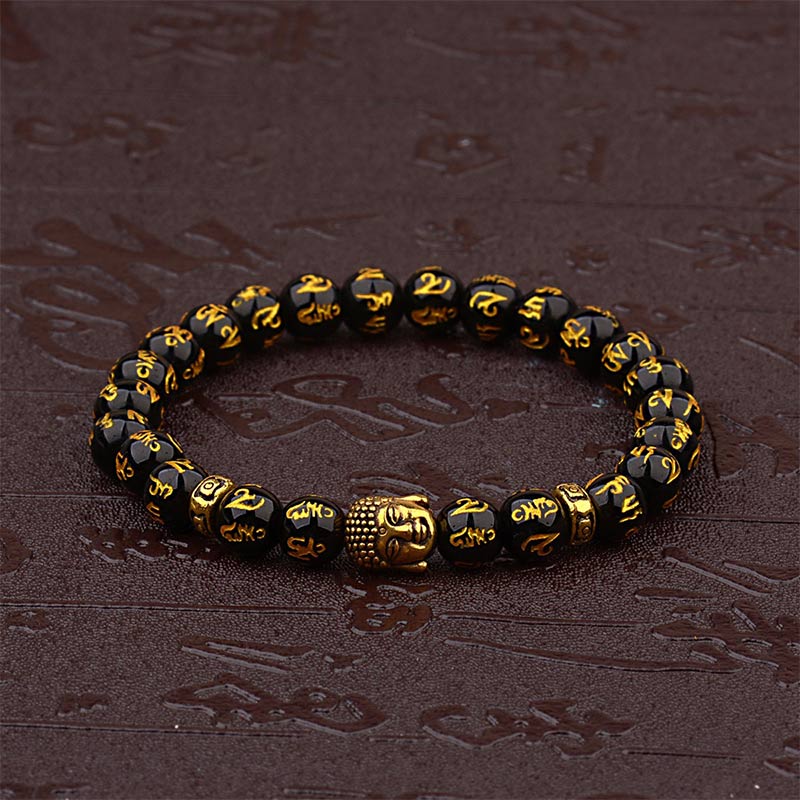 Mythstone Tibetan Buddha Mantra Amulet Bracelet