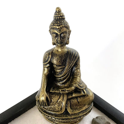 Mythstone Buddha Symbol Rocks Meditation Calm Zen Garden Home Decoration