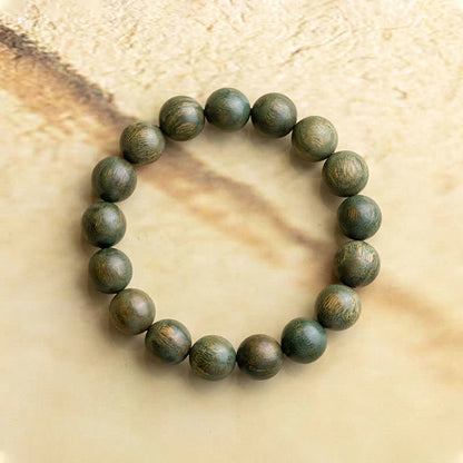 Mythstone Tibetan Green Sandalwood Soothing Cure Bracelet