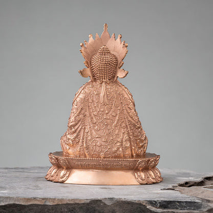 Mythstone Shakyamuni Figurine Compassion Handmade Copper Statue Decoration