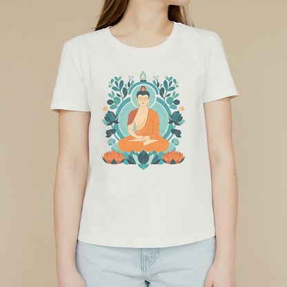 Mythstone Lotus Buddha Meditation Tee T-shirt