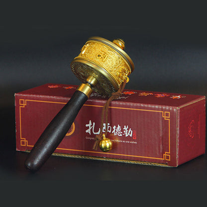 Mythstone Tibetan Lucky Prayer Wheel Six True Words Decoration