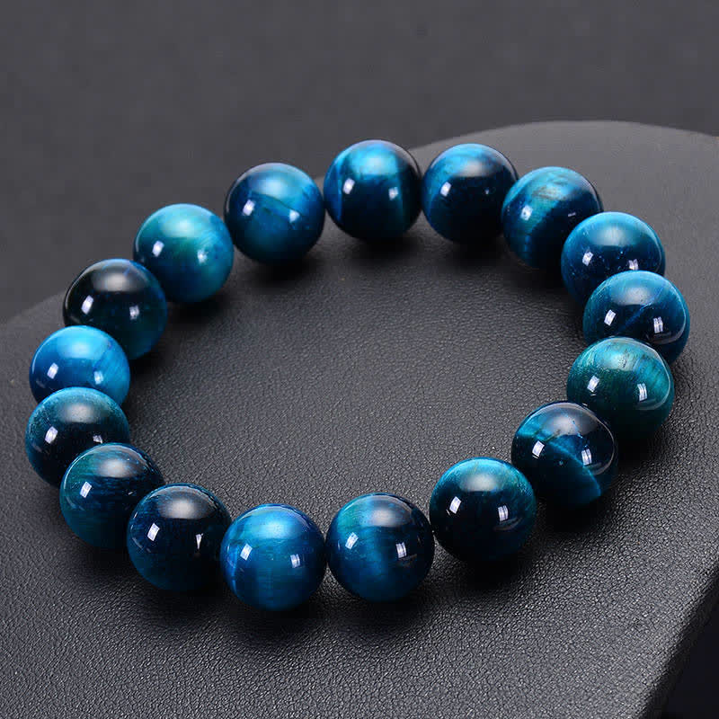 Mythstone Blue Tiger Eye Protection Bracelet