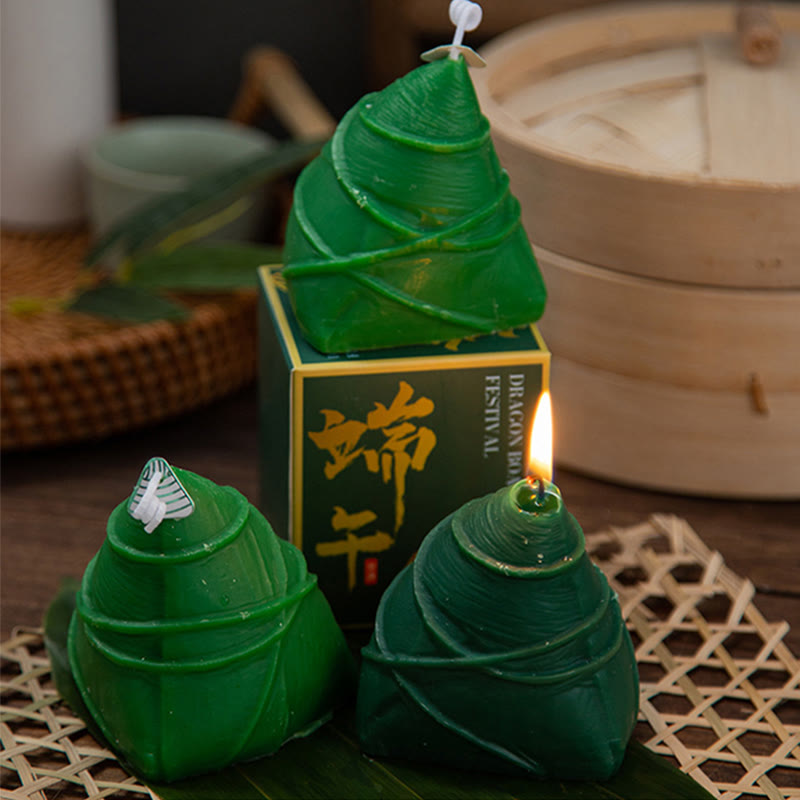 Mythstone Dragon Boat Festival Zongzi Pattern Scented Candle Gift For Family Friends