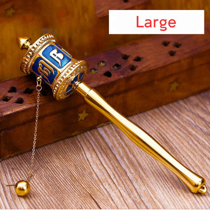 Mythstone Tibetan Prayer Wheel Six True Words Blessing Meditation Decoration