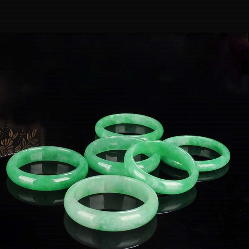 Mythstone Jade Healing Abundance Protection Bracelet Bangle