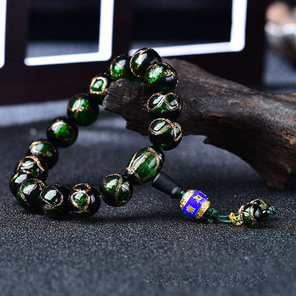 Mythstone Tibetan Dragon Vein Agate Healing Bracelet