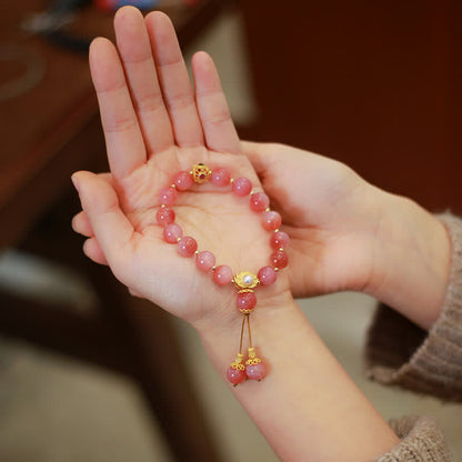 Pulsera de plata de ley 925 con flor de loto y ágata Yanyuan de MythStone 