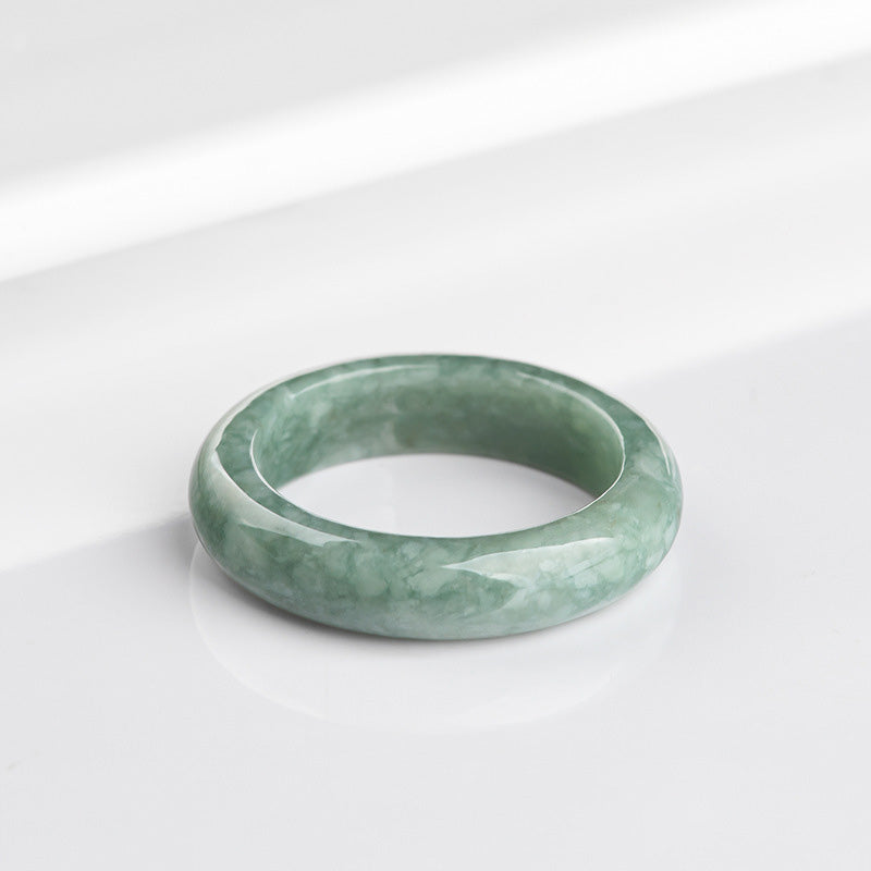 Mythstone Natural Jade Abundance Healing Ring