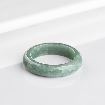 Mythstone Natural Jade Abundance Healing Ring