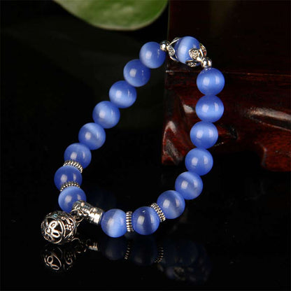 Mythstone Tibetan Cat Eye Lucky Bracelet