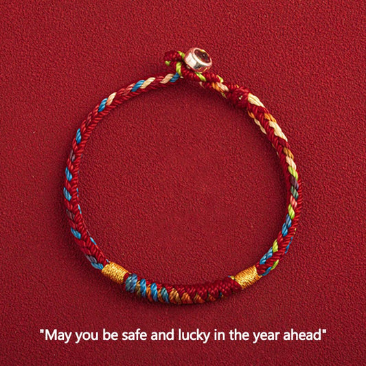 Mythstones "May You Be Safe And Lucky In The Year Ahead" Multicolored Bracelet