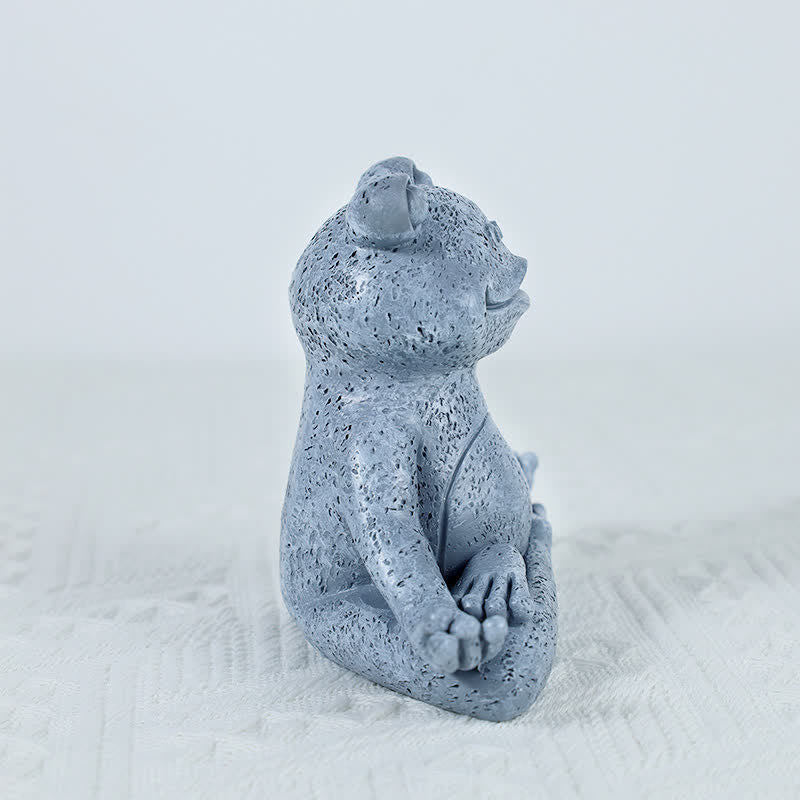 Mythstone Meditating Zen Dog Cat Frog Decoration