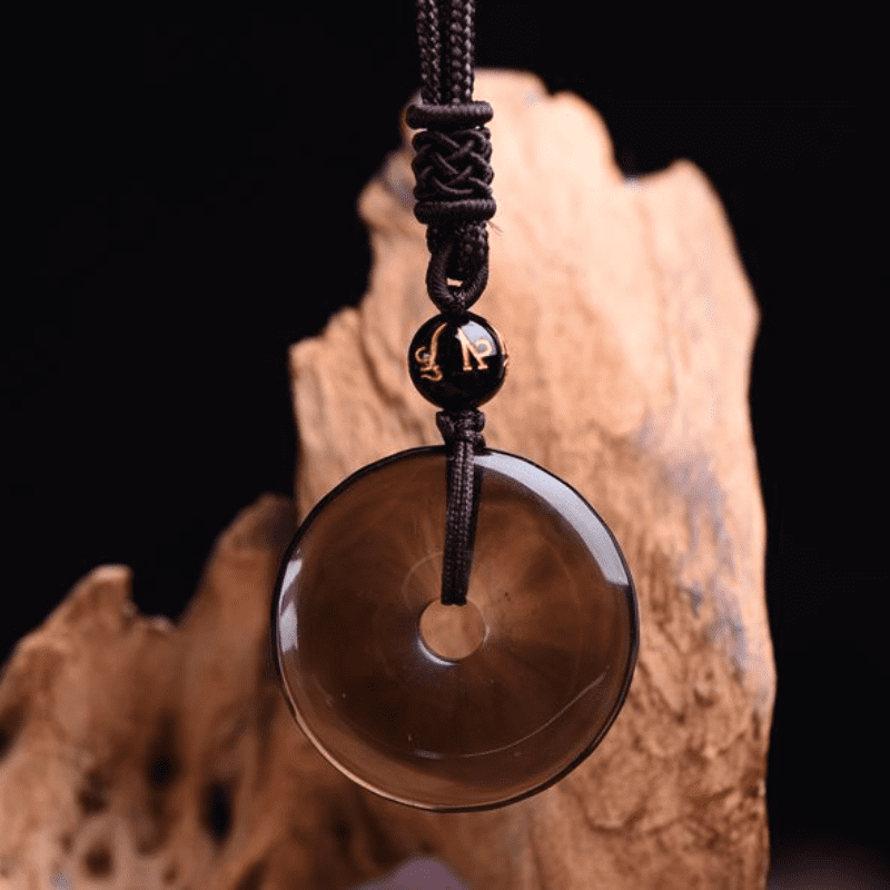 Mythstone Tibetan Obsidian Protection Necklace