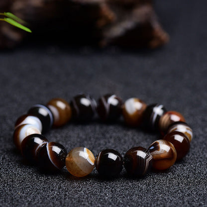 Mythstone Tibetan Sardonyx Happiness Positive Bracelet