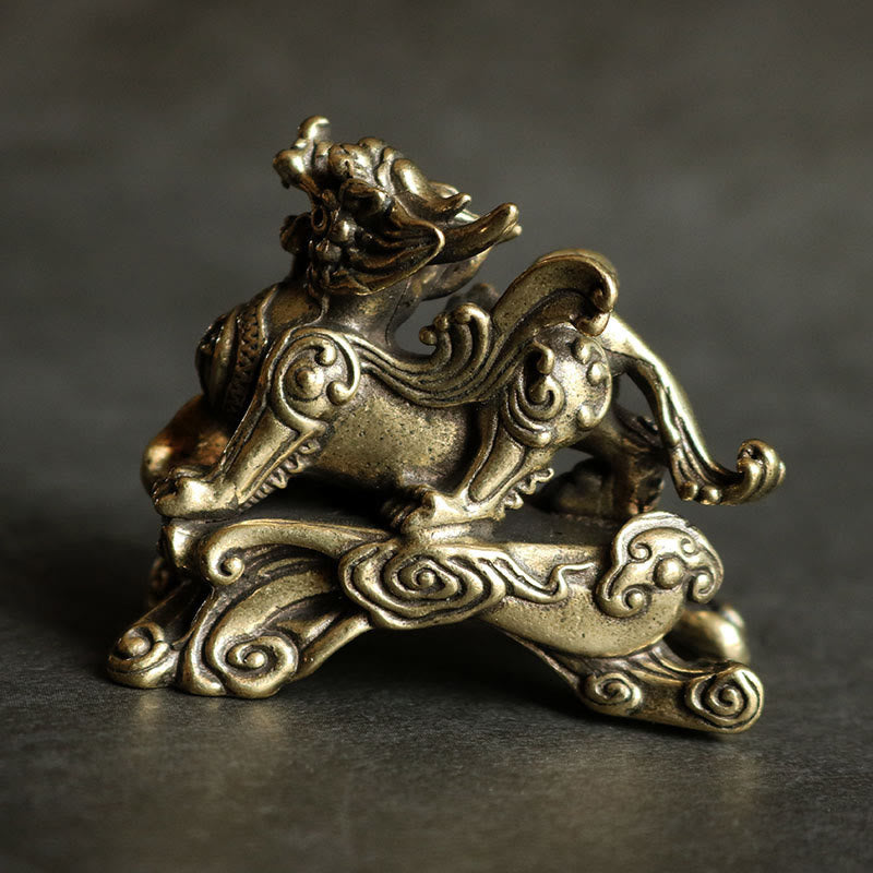 Mythstone Handmade FengShui PiXiu Copper Wealth Luck Decoration