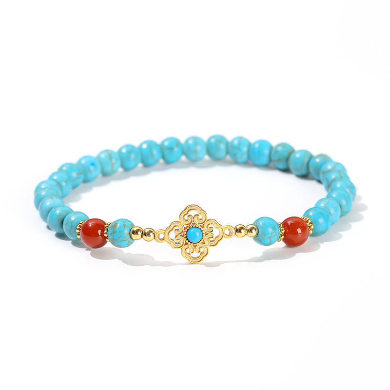 Mythstone Turquoise Bead Protection Balance Bracelet