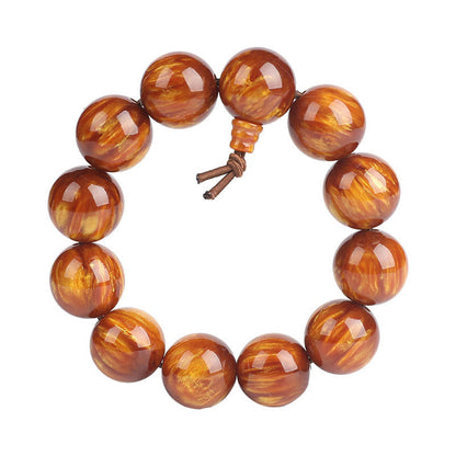 Mythstone Golden Sea Willow Success Positive Bracelet Mala