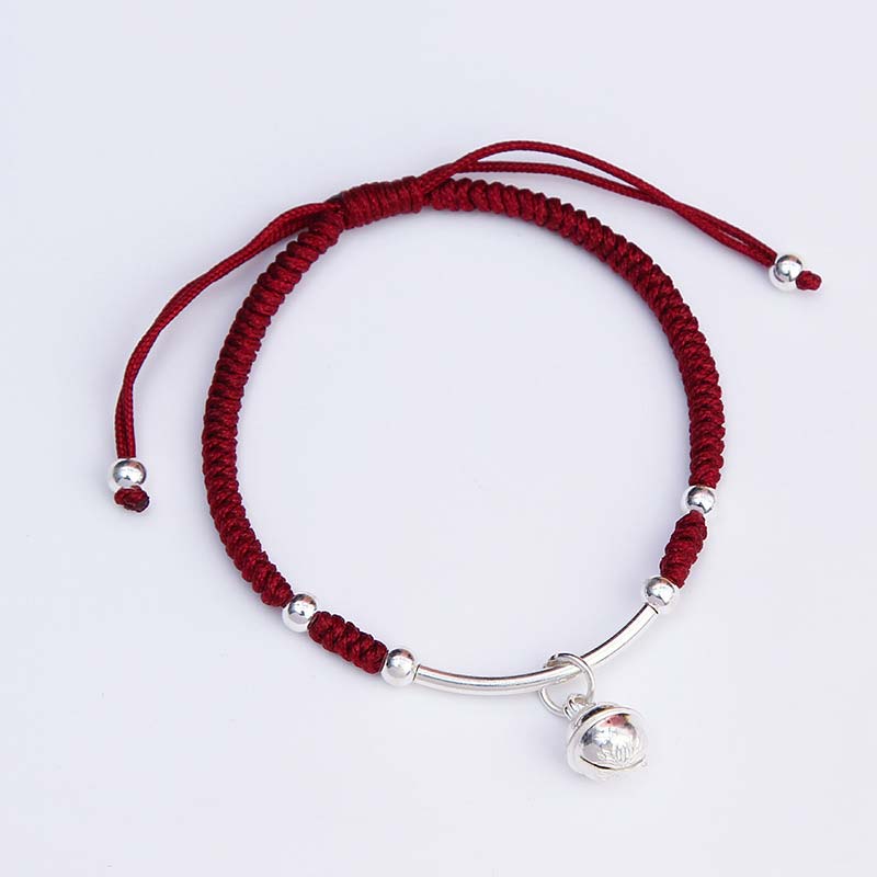 Mythstone FengShui Lucky Red String Bell Bracelet