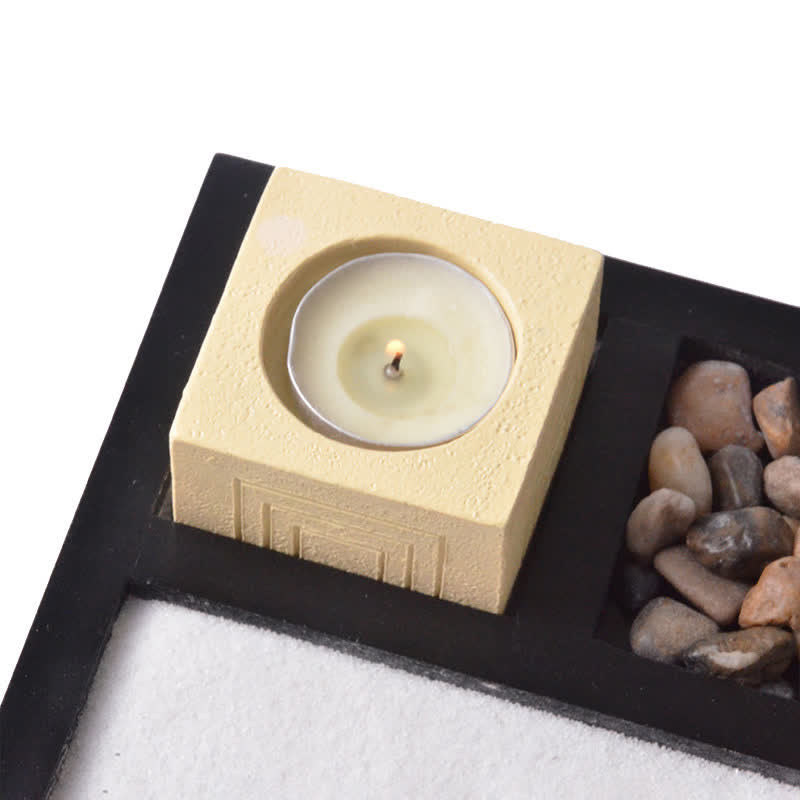 Mythstone Grass Rocks Landscape Enlightenment Meditation Zen Garden Home Decoration