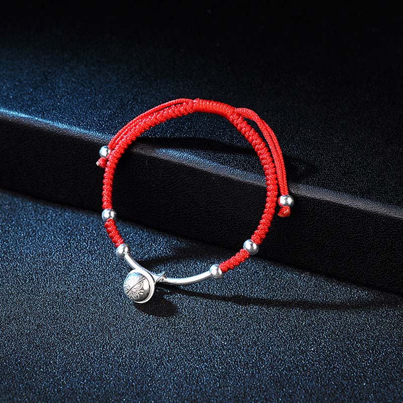 Mythstone FengShui Lucky Red String Bell Bracelet