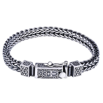 Mythstone Retro Dragon Keel Braided Design Balance Healing Bracelet