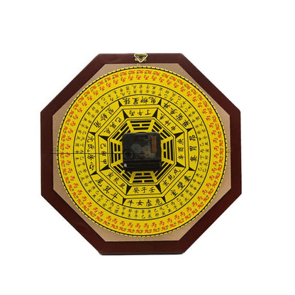 Mythstone Feng Shui Bagua Map Balance Energy Map Wall Clock