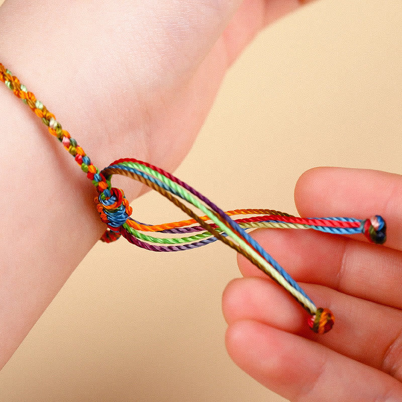 Mythstones "May all your wishes come true" Lucky Multicolored Bracelet