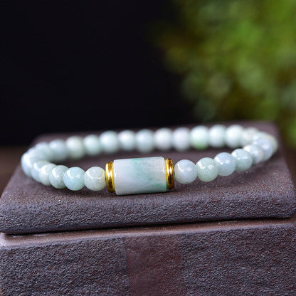 Mythstone Natural Jade Luck Prosperity Bracelet