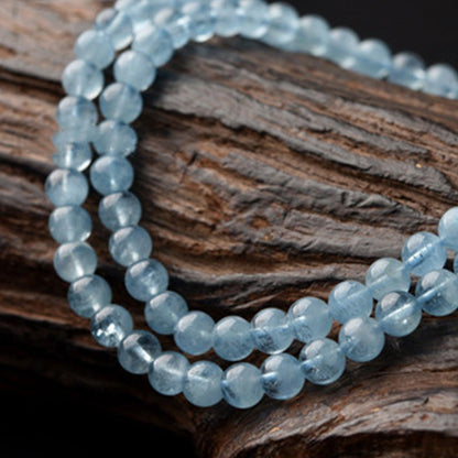 Mythstone Natural Aquamarine Peace Healing Bracelet