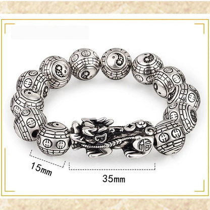 Mythstone Tibetan FengShui PiXiu Wealth Bracelet