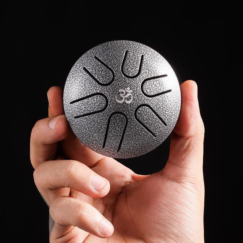 Mythstone Mini Steel Tongue Drum 3 Inch Sound Healing Drum Kit