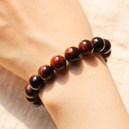 Mythstone Natural Tiger Eye Healing Bead Bracelet