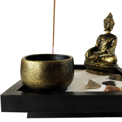 Mythstone Buddha Symbol Rocks Meditation Calm Zen Garden Home Decoration