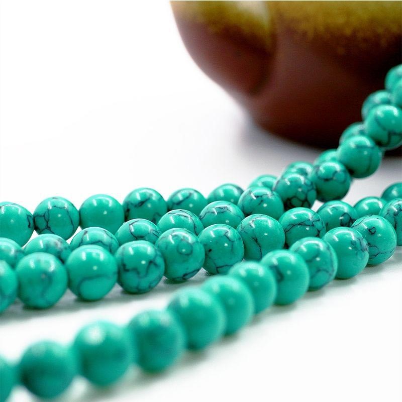 Mythstone Tibetan Turquoise Purification Necklace Mala